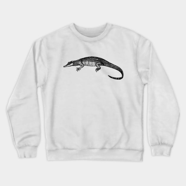 Alligator Crewneck Sweatshirt by linesdesigns